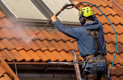Démoussage et hydrofuge de toiture à Sannat